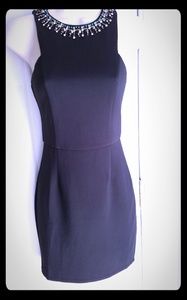 Little black body con dress